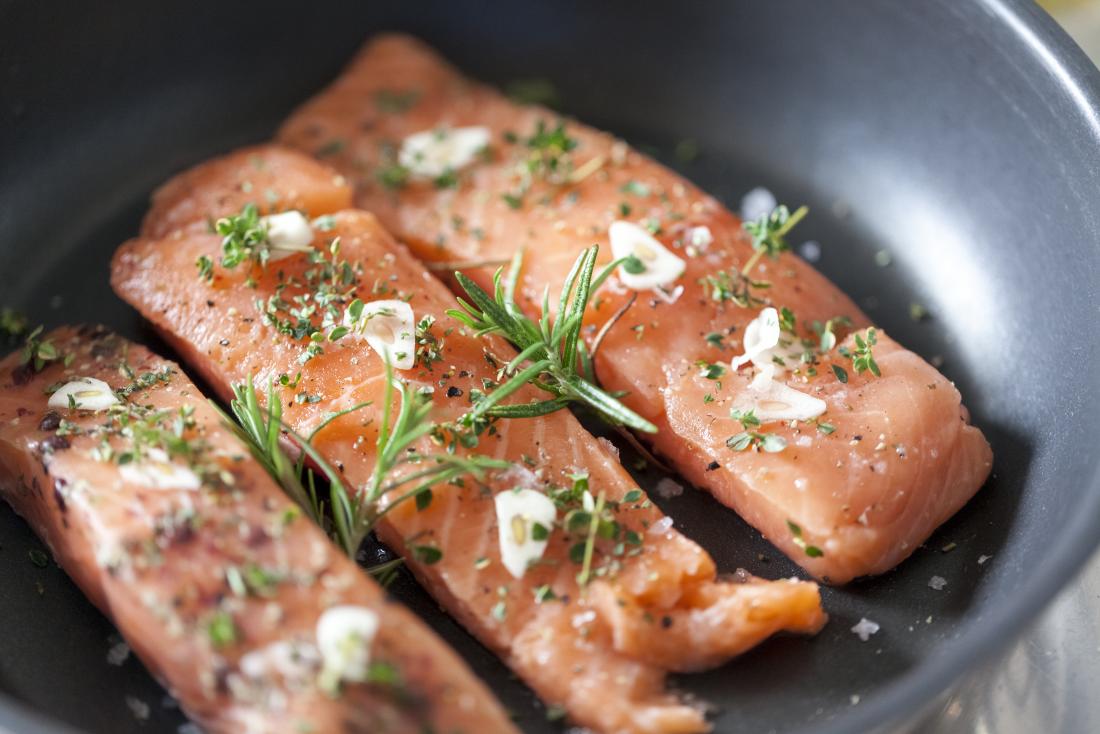 Energy boosting foods salmon