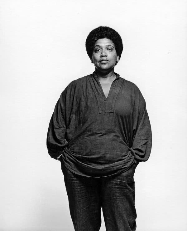 The poet and activist Audre Lorde, in 1983.