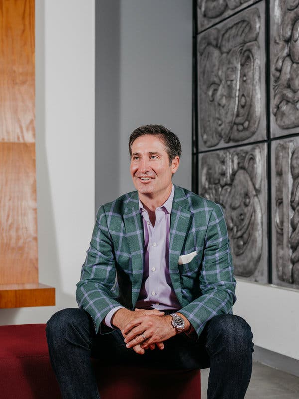 Brian Niccol, the chief executive of Chipotle, who stepped in to revive the fast-casual brand 18 months ago.