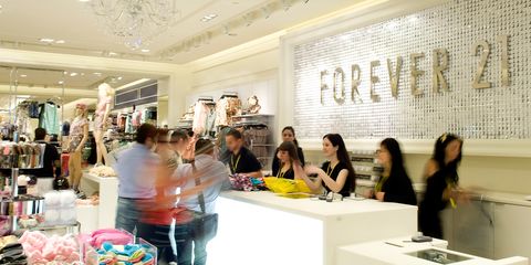 Linda Chang Attends 'Forever 21' Opening Store in Barcelona