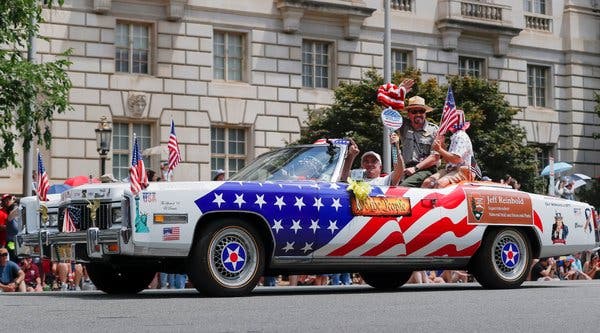 At an Independence Day parade this month in Washington.