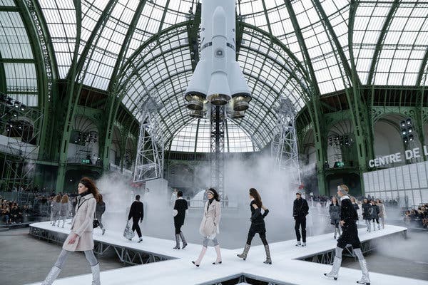 The fall 2017 Chanel show at the Grand Palais.