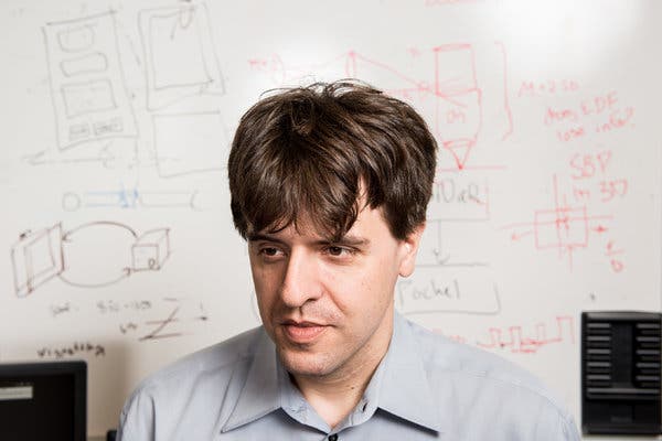 Dr. Karl Deisseroth at the Stanford School of Medicine. He works in optogenetics, a technique that allows researchers to turn brain cells on and off with a combination of genetic manipulation and pulses of light.