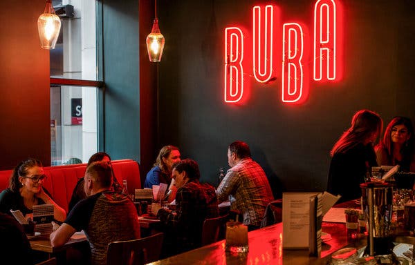 Buba, with a stellar location in the trendy Cathedral Quarter, serves Middle Eastern and African-inspired dishes.