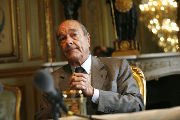 Mr. Chirac during an interview with The New York Times and two other publications in 2007. “The subject was supposed to be the environment; it moved into a discussion of Iran and its nuclear program.”