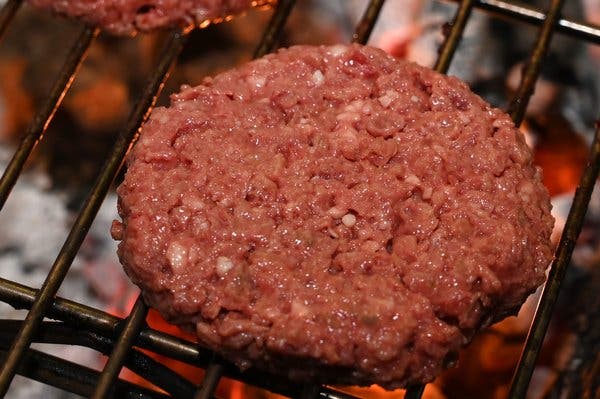 Impossible Burger’s latest offering on the grill.