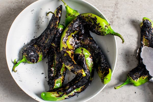 The freshly roasted chiles of early fall are irresistible.