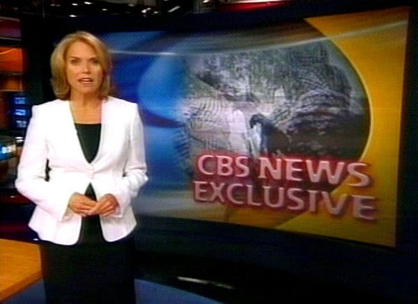 Black and white and heard all over: Her debut on “CBS Evening News” in 2006.
