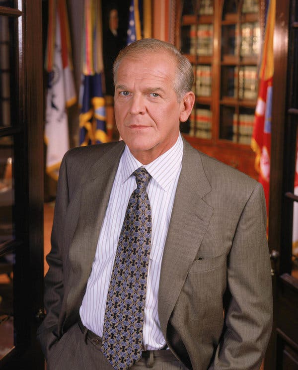 John Spencer as Leo McGarry, chief of staff on the early-aughts political drama &ldquo;The West Wing.&rdquo;