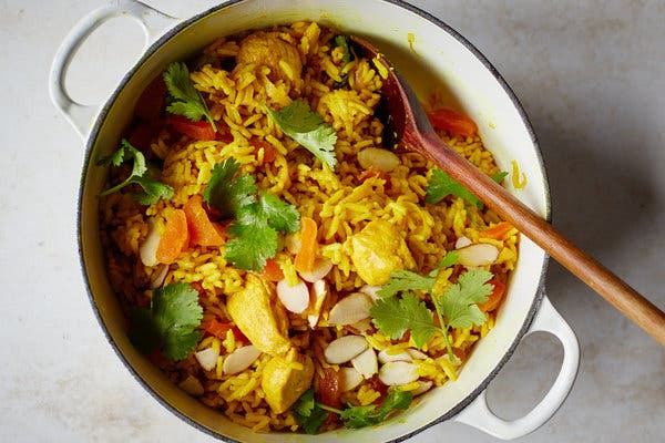 Sarah Bonisteel’s weeknight fancy chicken and rice.