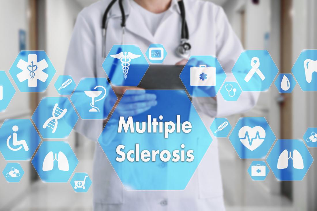 multiple sclerosis concept illustration