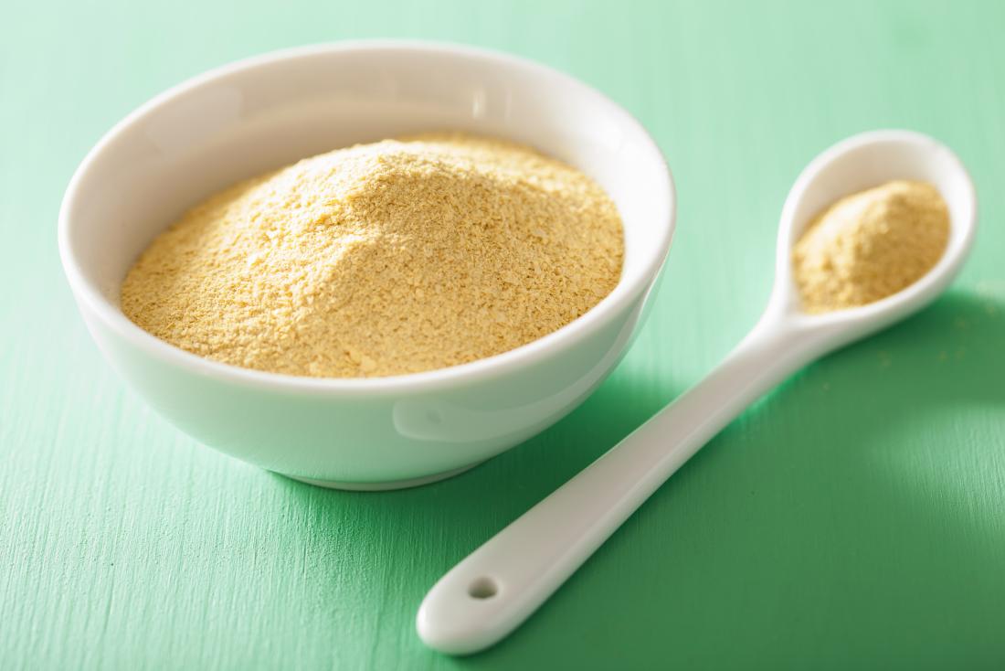 Nutritional yeast in a bowl