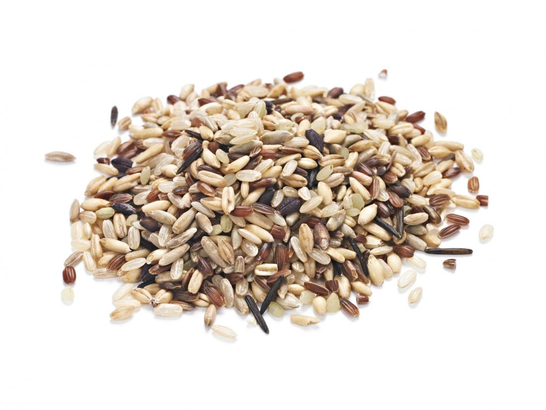 Selection of whole grains