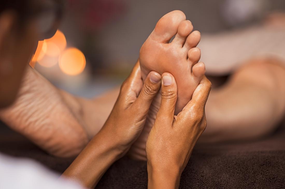 Foot massage - Finishing strokes