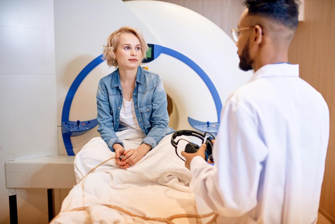 A doctor may recommend an MRI scan to help make an accurate diagnosis.
