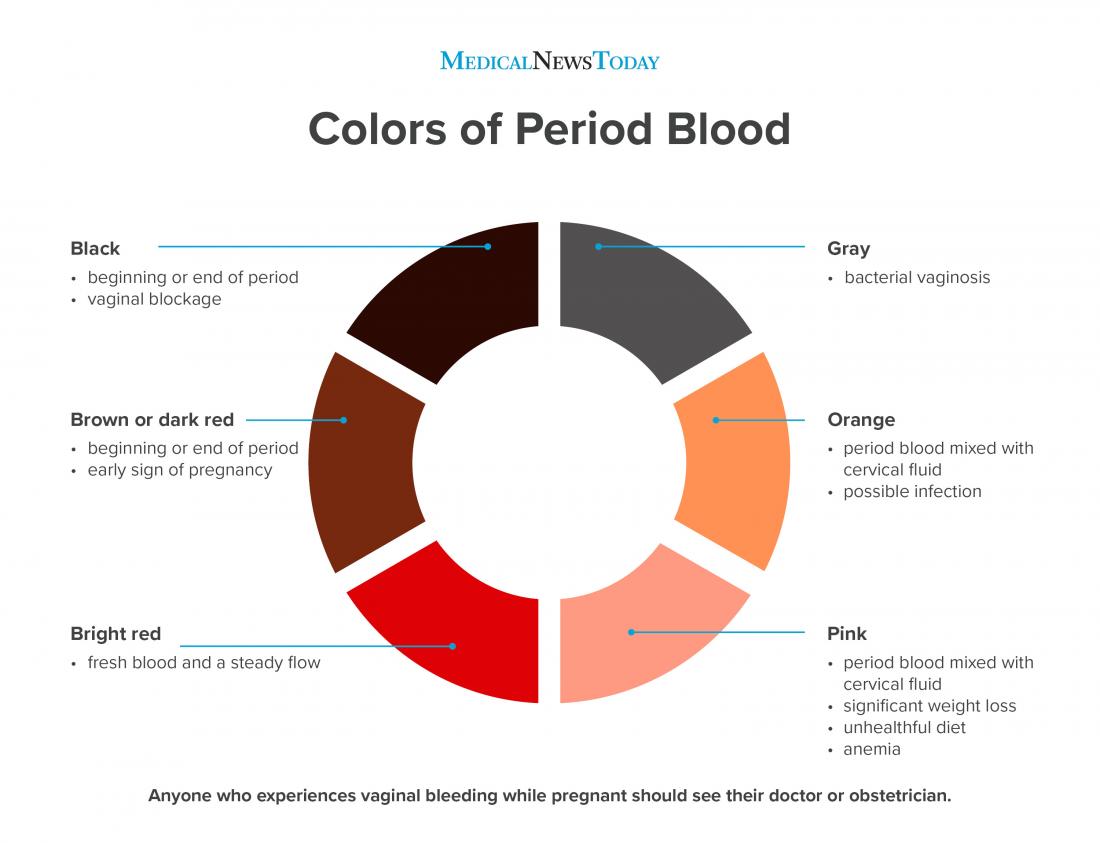 Colors of period blood infographic <br>Stephen Kelly, 2019</br>