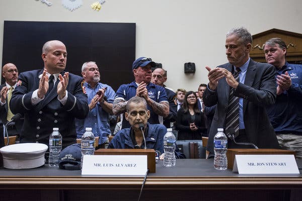 &ldquo;You made me come here the day before my 69th round of chemo,&rdquo; Mr. Alvarez told the House committee. &ldquo;I&rsquo;m going to make sure that you never forget to take care of the 9/11 responders.&rdquo;