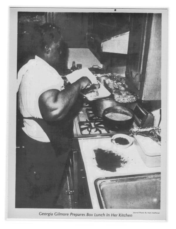 Later in life, Gilmore started a catering business and home restaurant. While black people and white people usually ate in separate spaces, “they elbowed together in Gilmore’s kitchen,” the food historian John T. Edge wrote in the book “The Potlikker Papers: A Food History of the Modern South” (2017).