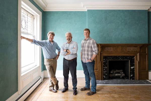 The three hosts of &ldquo;This Old House&rdquo;: from left, Steve Thomas, Bob Vila and Kevin O'Connor.
