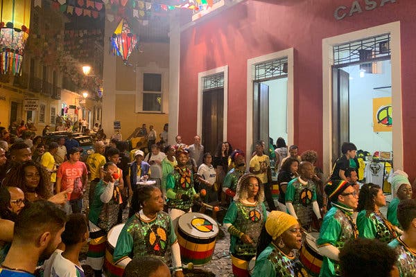 Olodum is arguably the most famous of Salvador’s bloco-afros, samba-reggae ensembles that double as community organizations.