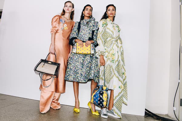 Looks from the Tory Burch spring 2020 collection. 