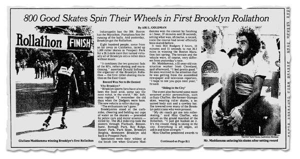 In 1980, The New York Times reported on what was described as the East Coast’s first roller-skating marathon.