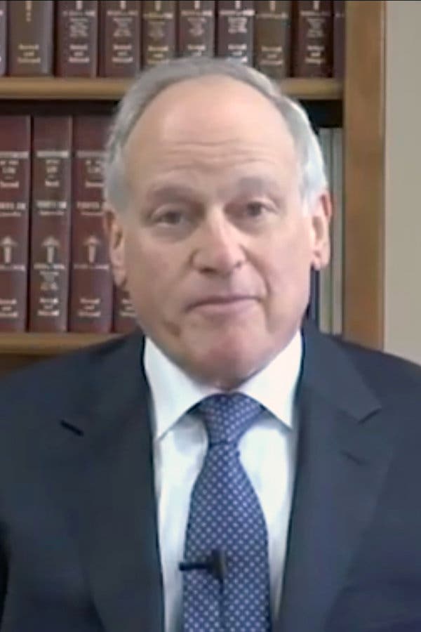 Richard Sackler, former chairman and president of Purdue Pharma, in a screengrab taken from a 2015 video deposition.