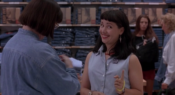 Janeane Garofalo played the recent college graduate and Gap employee Vickie Miner in the 1994 film “Reality Bites.”