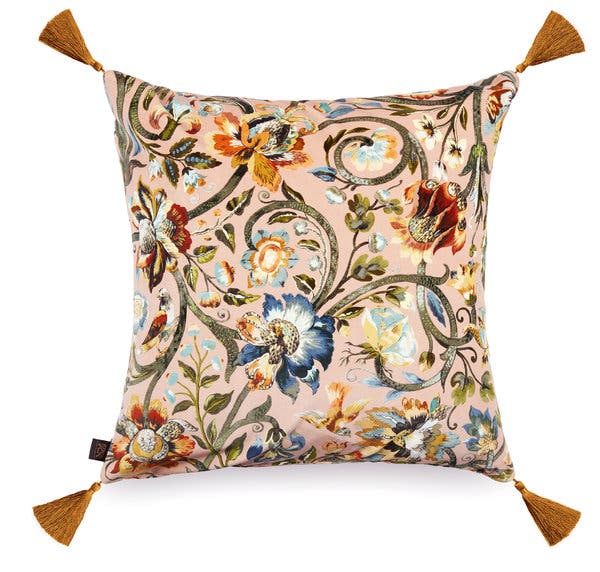 House of Hackney’s Gaia design, which the company incorporates in wallpaper and accessories, pays homage to the 19th-century Arts and Crafts movement. $312; houseofhackney.com.