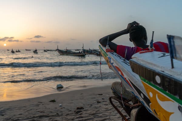 The fishing village of Tanji, just outside of Banjul, is a great spot to take in the sunset.