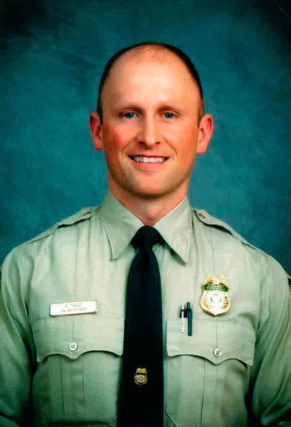 Brad Treat, a law enforcement officer with the United States Forest Service, who was killed by a bear.