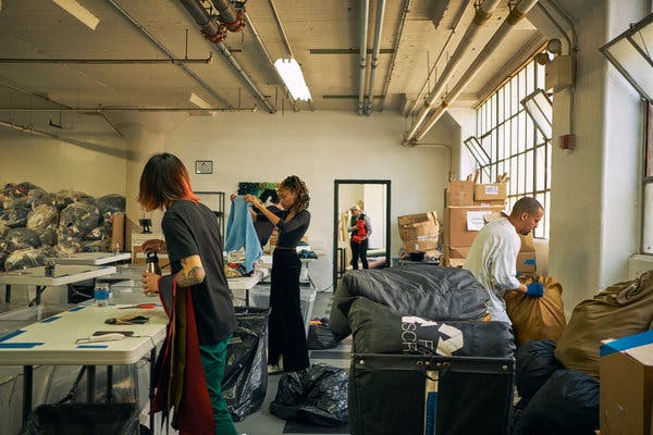 FabScrap’s sorting process is run by five employees and a handful of volunteers, many of whom are design students.