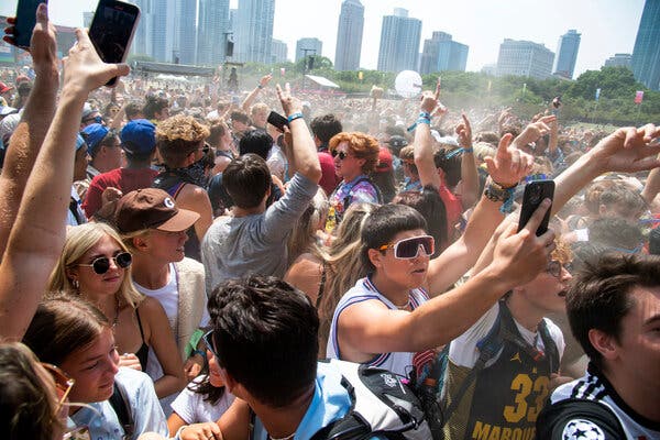 The Lollapalooza music festival took place in Chicago this month despite concerns of rising coronavirus cases.