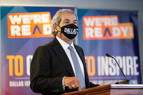 Michael Hinojosa, the superintendent of the Dallas Independent School District, said Monday that masks would be required at all of its schools.