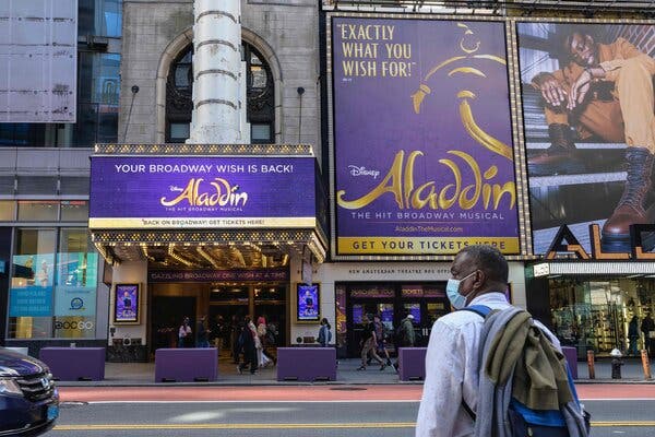 More performances of Aladdin have been cancelled by Disney.