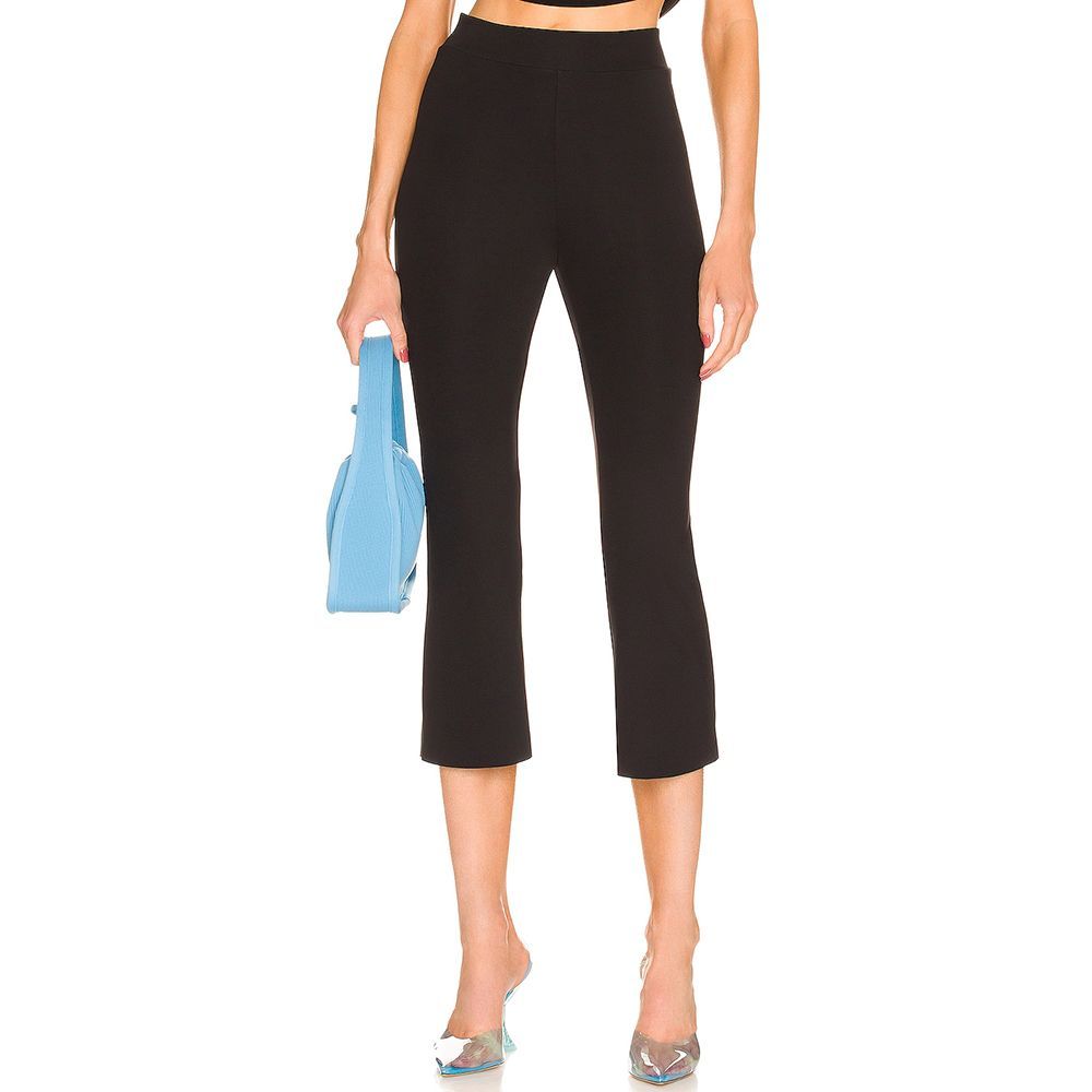 Neoprene Cropped Flare Pant