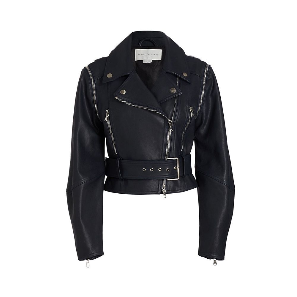 Jylan Leather Moto Jacket