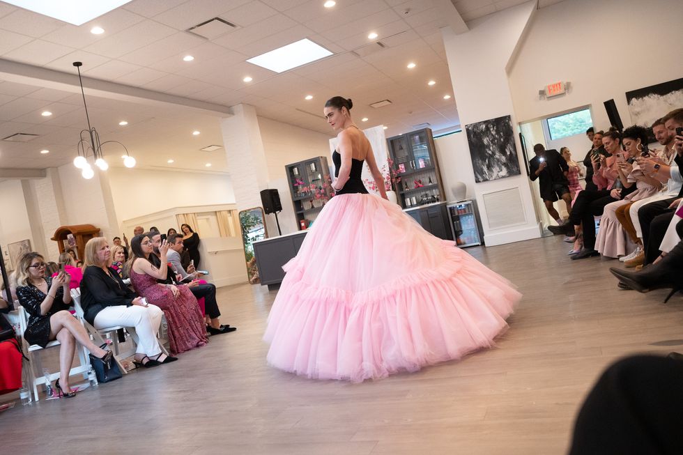 christian siriano pink fantasy fashion show