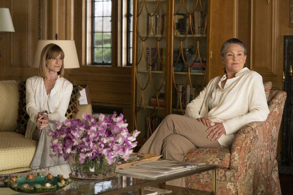 cherry jones and holly hunter on succession
