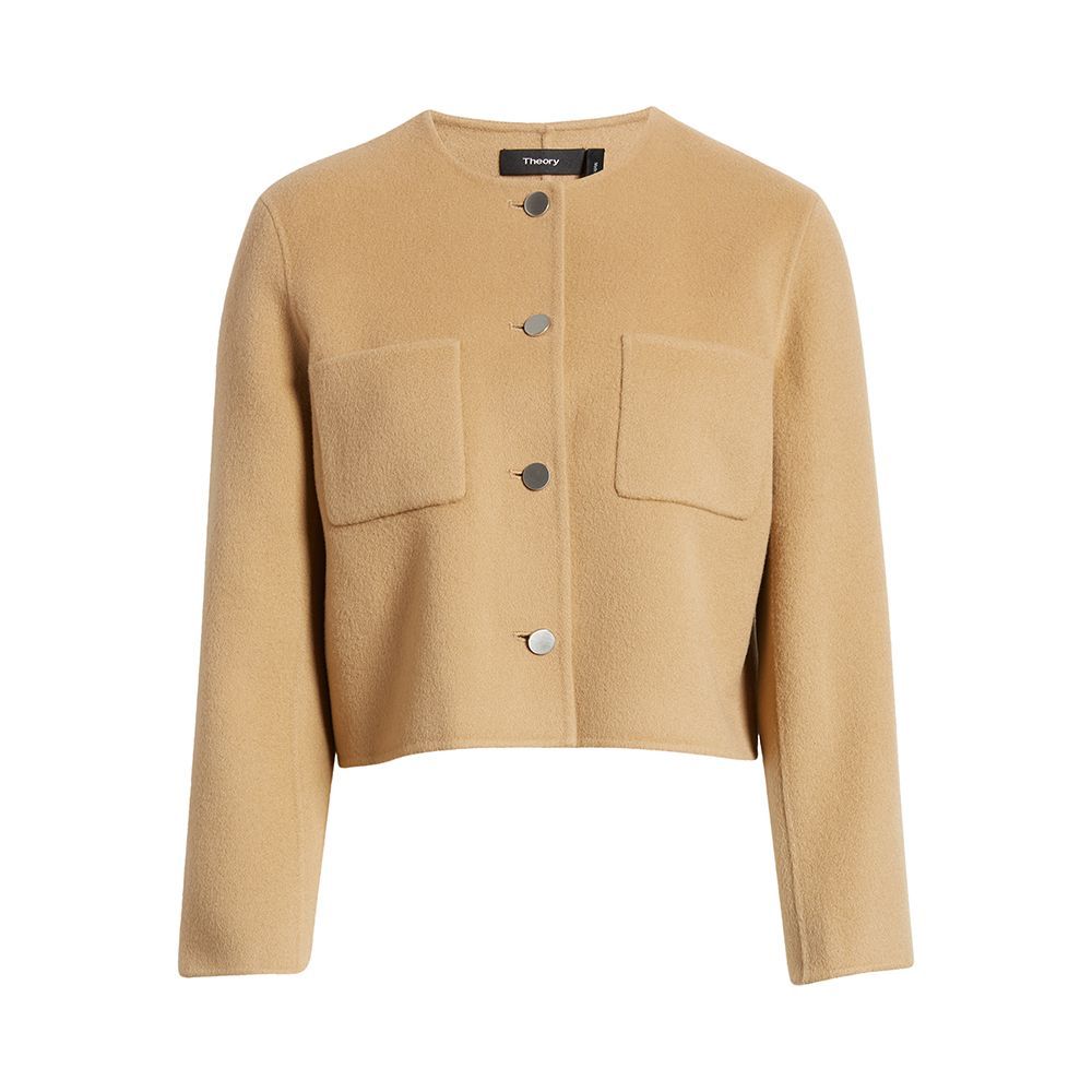 New Divide Wool & Cashmere Crop Jacket