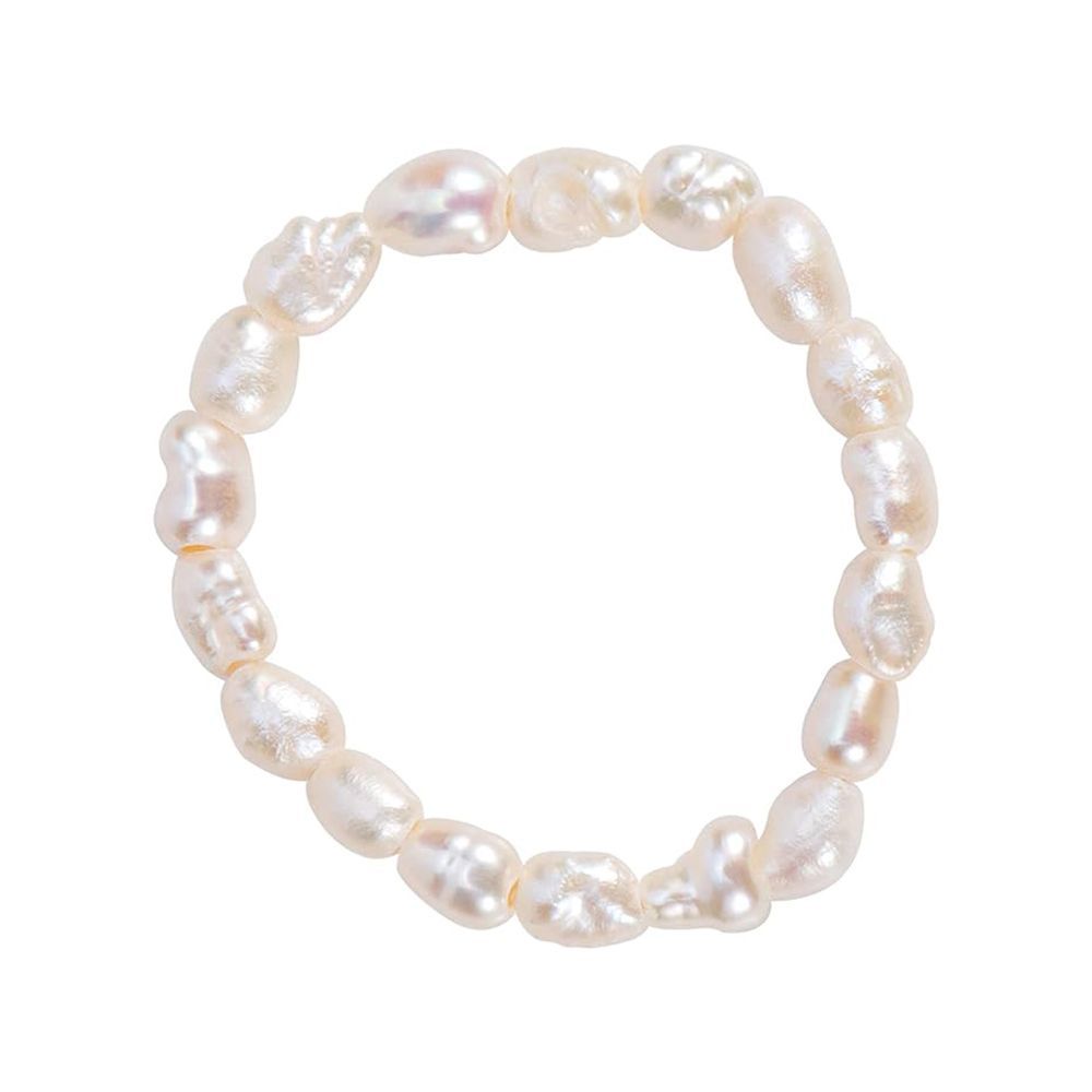 Delicate Pearl Stretch Ring 