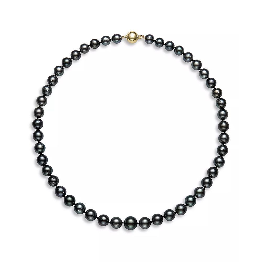 Tahitian Black Cultured Pearl Strand Necklace