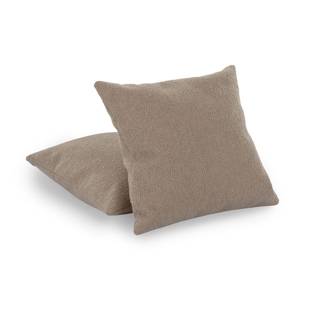 Gabriola Sandstone Wool Bouclé Pillow Set