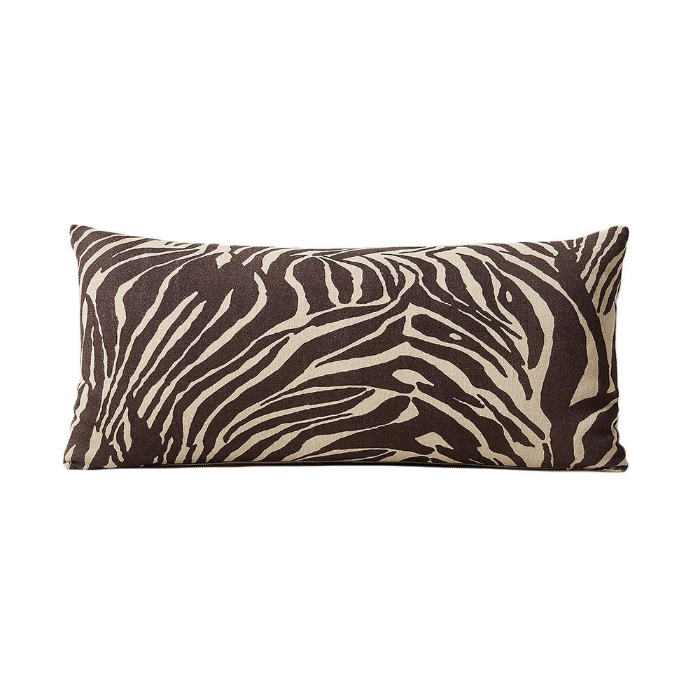 Ziggy Zebra Print Throw Pillow 