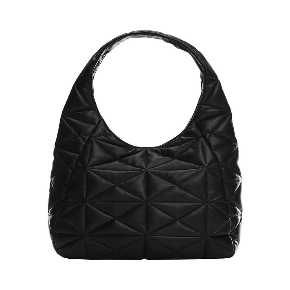 Quilted short-handle bag 