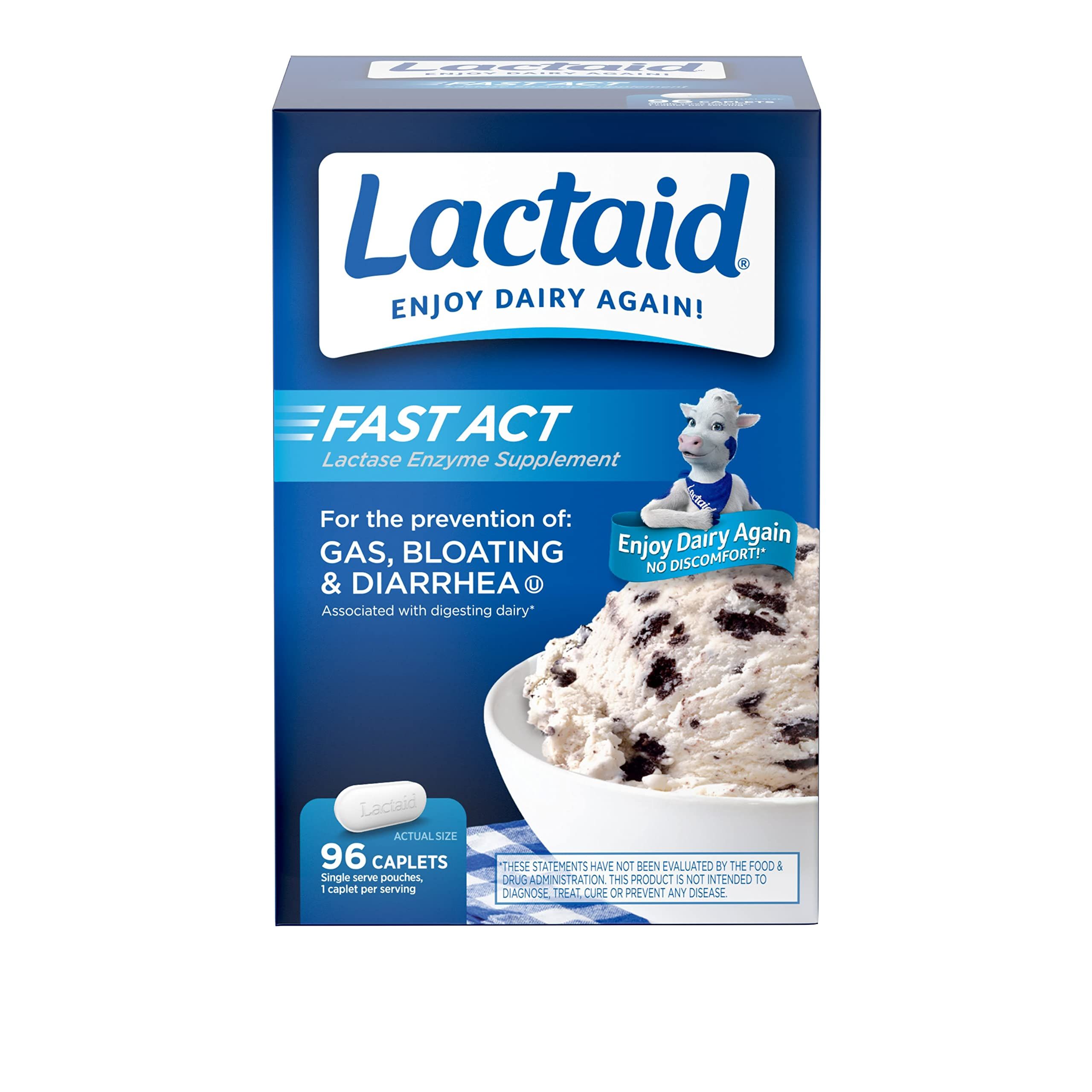 Fast Act Lactose Intolerance Relief Caplets