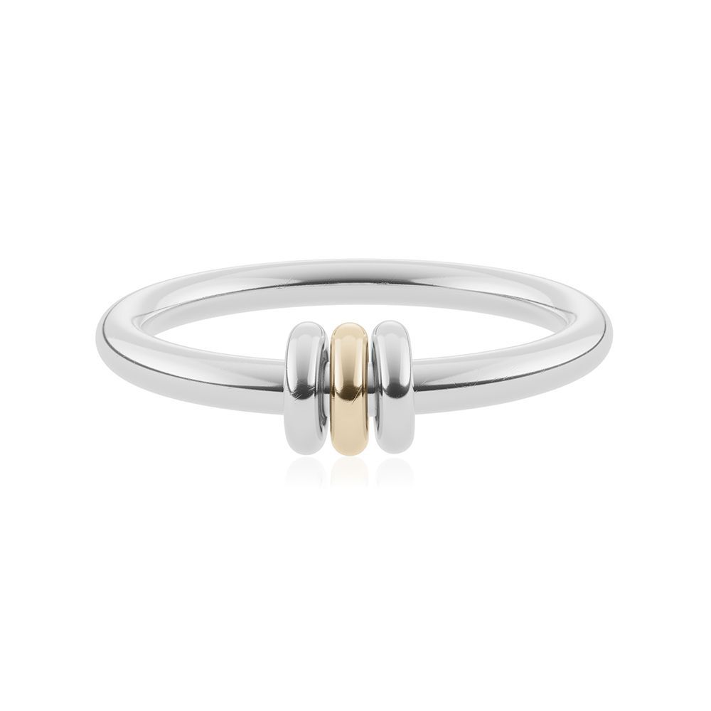 Sirius 18K Yellow Gold, Sterling Silver Ring