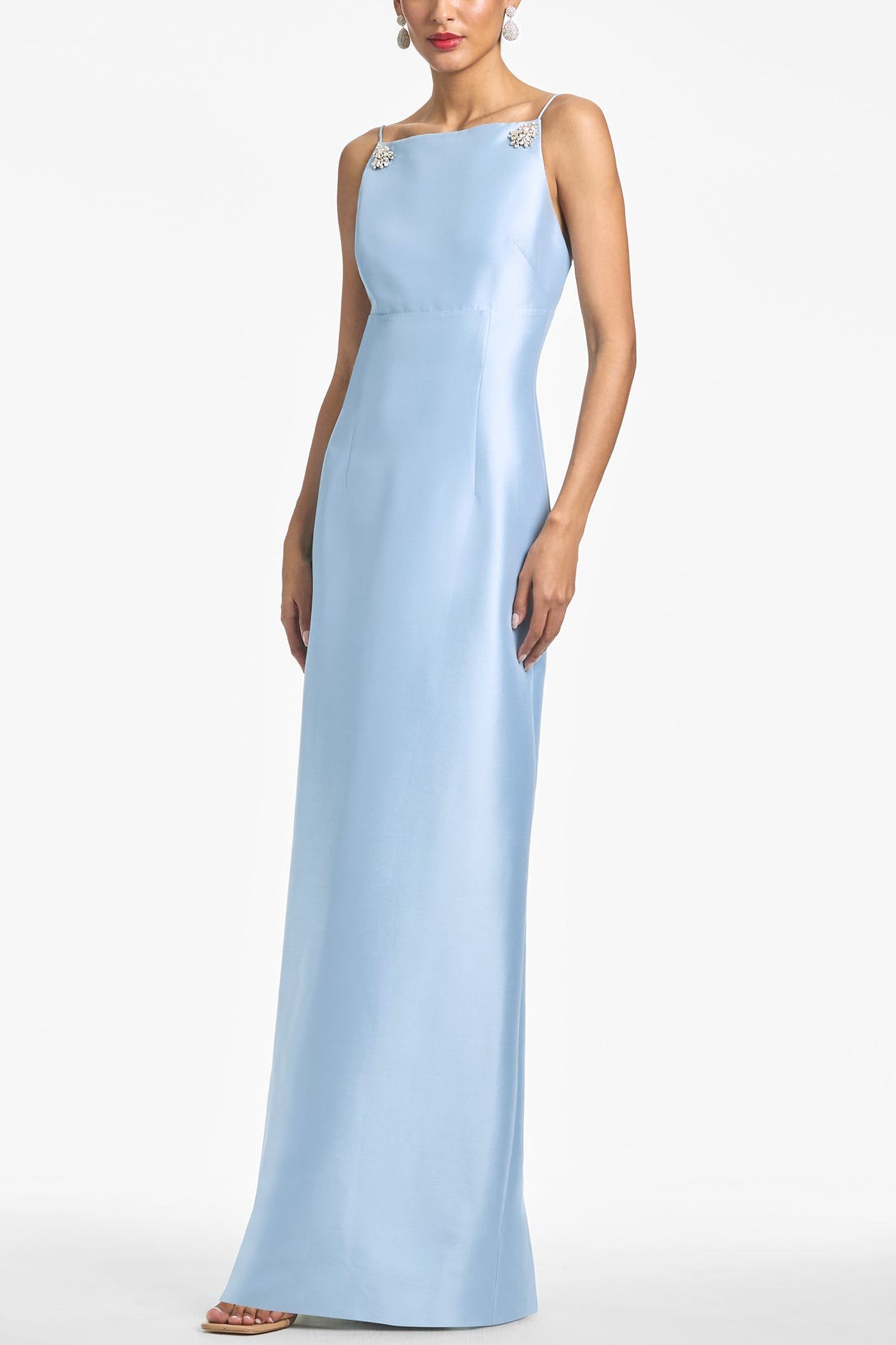 Pryce Satin-Finish Gown