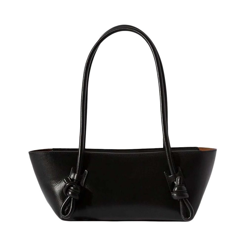 Leather Fleca Baguette Bag 