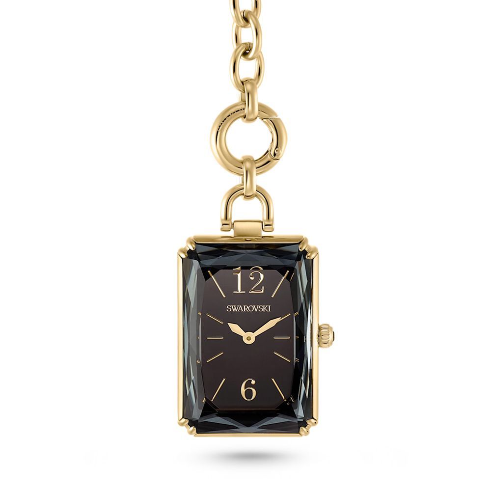 Pocket watch Black, Gold-tone finish